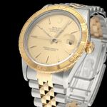 Rolex Datejust Turn-O-Graph 16263 (1991) - Champagne dial 36 mm Gold/Steel case (7/8)
