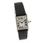 Cartier Tank WSTA0042 (2021) - White dial 30 mm Steel case (1/5)