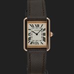 Cartier Tank Solo W5200024 (2019) - Zilver wijzerplaat 31mm Roségoud (3/8)