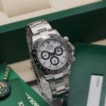 Rolex Daytona 116500LN (2018) - Wit wijzerplaat 40mm Staal (1/8)