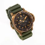 Panerai Luminor Submersible PAM00968 (2019) - Bruin wijzerplaat 47mm Brons (4/8)