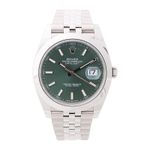 Rolex Datejust 41 126300 (2025) - Green dial 41 mm Steel case (1/4)