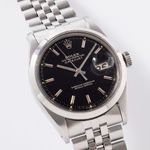 Rolex Datejust 1600 (1968) - Black dial 36 mm Steel case (1/8)