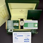 Rolex Cellini Time 5115 (Onbekend (willekeurig serienummer)) - Zilver wijzerplaat 32mm Witgoud (3/8)