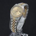 Rolex Lady-Datejust 69173 (1986) - Gold dial 26 mm Gold/Steel case (5/7)
