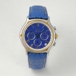Ebel 1911 1134901 (1992) - Blue dial 40 mm Steel case (6/8)