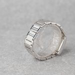 Cartier Tank Française WSTA0005 (Onbekend (willekeurig serienummer)) - Zilver wijzerplaat 30mm Staal (8/8)