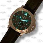 Panerai Luminor Chrono PAM00250 (2010) - Black dial 44 mm Steel case (5/8)