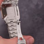 Cartier Santos 2960 (Unknown (random serial)) - Red dial 29 mm Steel case (3/7)