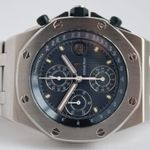 Audemars Piguet Royal Oak Offshore Chronograph 25721ST/O/1000ST/01 (1997) - Blauw wijzerplaat 42mm Staal (2/8)