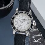 Montblanc Unknown 7037 (2005) - White dial 38 mm Steel case (3/8)