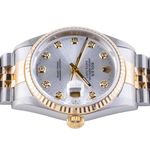 Rolex Datejust 36 16233 (1994) - Silver dial 36 mm Gold/Steel case (6/8)
