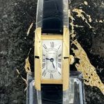 Cartier Tank Américaine WGTA0353 (2025) - Silver dial 15 mm Yellow Gold case (2/8)