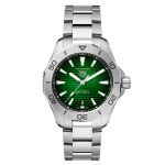 TAG Heuer Aquaracer WBP2115.BA0627 (2023) - Groen wijzerplaat 40mm Staal (3/3)