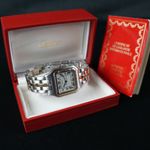 Cartier Panthère 187957 (1989) - Wit wijzerplaat 29mm Goud/Staal (8/8)