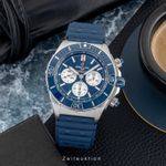 Breitling Chronomat AB0136161C1S1 (Unknown (random serial)) - Blue dial 44 mm Steel case (3/8)