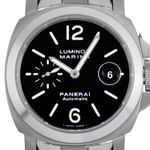 Panerai Luminor Marina Automatic PAM00221 (Unknown (random serial)) - Black dial 44 mm Titanium case (2/3)
