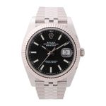 Rolex Datejust 41 126334 (2024) - Zwart wijzerplaat 41mm Staal (1/4)