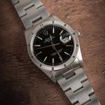 Rolex Oyster Perpetual Date 15210 (Unknown (random serial)) - Black dial 34 mm Steel case (7/8)