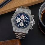 Breitling Super Avenger II A13371 (2017) - Black dial 48 mm Steel case (1/8)