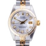 Rolex Lady-Datejust 69173 (1986) - Silver dial 26 mm Gold/Steel case (3/8)
