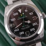 Rolex Air-King 116900 (2018) - Zwart wijzerplaat 40mm Staal (3/8)