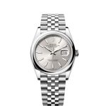 Rolex Datejust 36 126200 (2024) - Zilver wijzerplaat 36mm Staal (1/8)