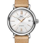 IWC Portofino Automatic IW458601 (2024) - Zilver wijzerplaat 37mm Staal (1/1)