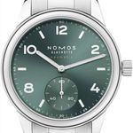NOMOS Club Automat 745 (2026) - Groen wijzerplaat 37mm Staal (1/1)