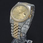 Rolex Datejust 36 16233 (1991) - Gold dial 36 mm Gold/Steel case (2/7)