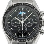 Omega Speedmaster Professional Moonwatch Moonphase 3576.50.00 (2005) - Zwart wijzerplaat 42mm Staal (2/6)