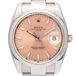 Rolex Oyster Perpetual Date 115200 (2013) - Pink dial 34 mm Steel case (1/5)