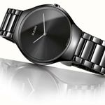 Rado True Thinline R27741182 (2024) - Zwart wijzerplaat 39mm Keramiek (2/3)