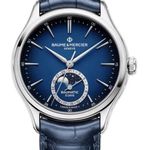 Baume & Mercier Clifton M0A10833 (2026) - Blauw wijzerplaat 34mm Staal (1/1)