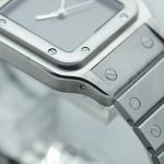 Cartier Santos 2960 (1990) - Wit wijzerplaat 29mm Staal (6/8)