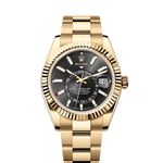 Rolex Sky-Dweller 336938 (2024) - Black dial 42 mm Yellow Gold case (1/1)