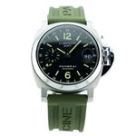 Panerai Luminor GMT Automatic PAM00244 (2013) - Black dial 40 mm Steel case (1/8)