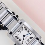 Cartier Tank Française SM W51008Q3 (2012) - 20 mm Steel case (4/8)