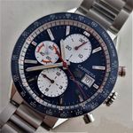 TAG Heuer Carrera Calibre 16 CV201AR.BA0715 (2025) - Blue dial 41 mm Steel case (1/8)