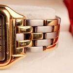 Cartier Panthère 1060 (Unknown (random serial)) - Silver dial 27 mm Yellow Gold case (4/8)