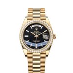 Rolex Day-Date 40 228348RBR (2024) - Black dial 40 mm Yellow Gold case (1/1)