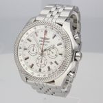 Breitling for Bentley A25368 (2012) - White dial 49 mm Steel case (3/8)