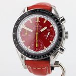 Omega Speedmaster Reduced 3810.61.41 (1996) - Red dial 39 mm Steel case (1/8)