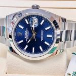 Rolex Datejust 41 126300 (2023) - Blauw wijzerplaat 41mm Staal (3/6)