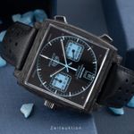 TAG Heuer Monaco CAW2190.FC6437 (Unknown (random serial)) - Black dial 39 mm Carbon case (2/8)