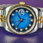 Rolex Datejust 36 116233 (Unknown (random serial)) - Blue dial 36 mm Gold/Steel case (1/5)