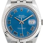 Rolex Datejust 41 126334 (2024) - Blauw wijzerplaat 41mm Staal (2/5)