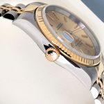 Rolex Datejust 36 16233 (1995) - Champagne dial 36 mm Gold/Steel case (8/8)