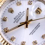 Rolex Datejust 36 16233 (1991) - White dial 36 mm Gold/Steel case (2/8)