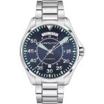 Hamilton Khaki Pilot Day Date H64615145 (2025) - Blauw wijzerplaat 42mm Staal (1/1)